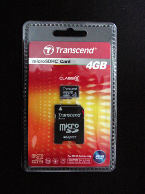 Transcend microSDHC 4GB